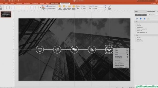 Create A Morph Transition Guideline in Power Point