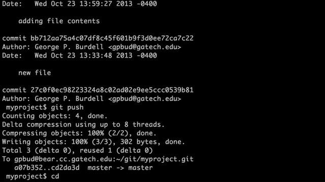 GIT Demo: Intro to Git - Georgia Tech - Software Development Process смотреть онлайн
