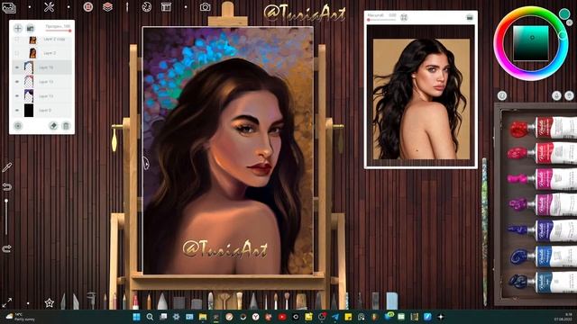 Стрим 07.08.2022 Буду рисовать красивое яркое лицо смотреть онлайн