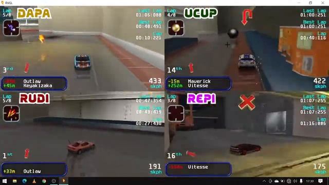 Revolt RVGL #1 - Main Multiplayer Split Screen 4 Orang смотреть онлайн