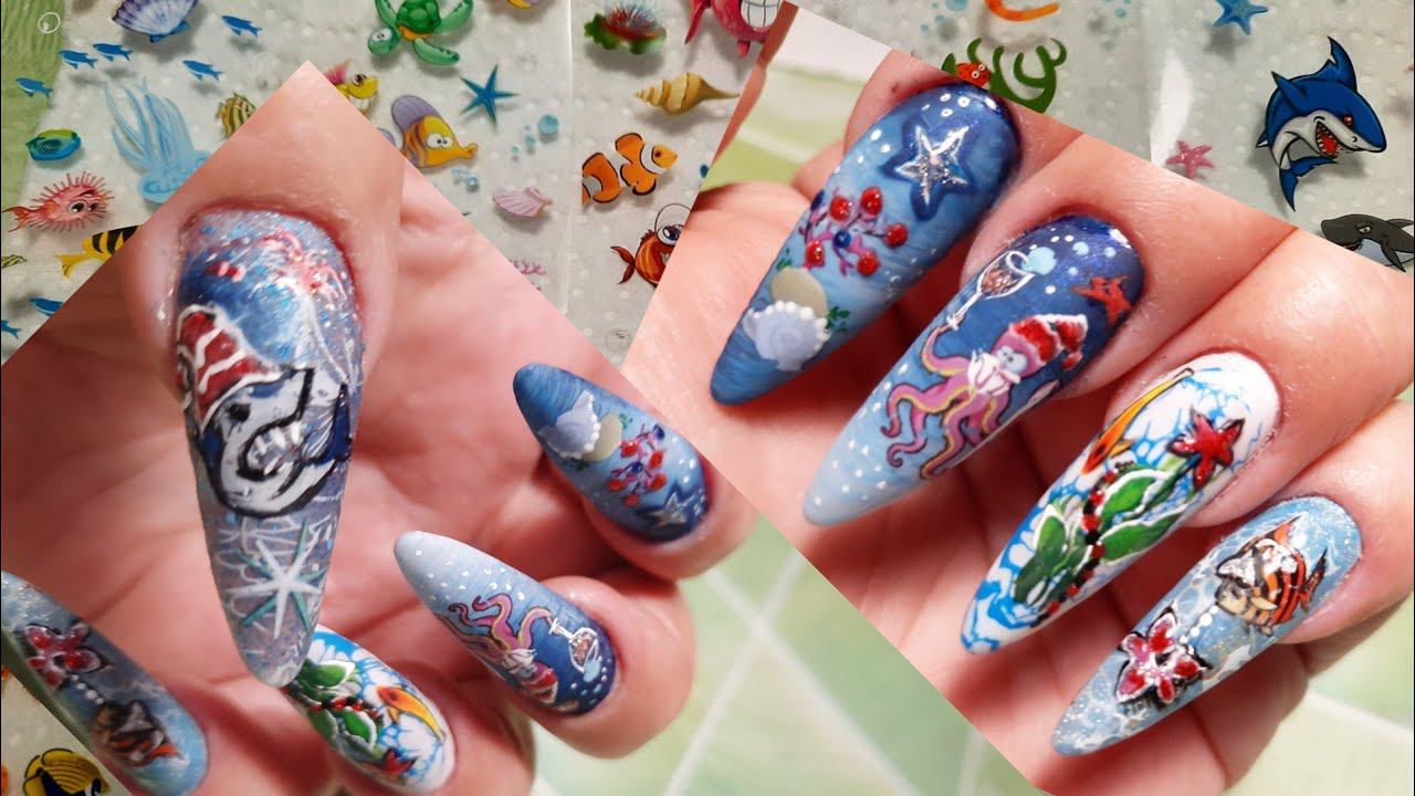 *333*ШУТОЧНЫЙ ДИЗАЙН "НОВЫЙ ГОД НА ДНЕ МОРСКОМ"...ПЕРЕВОДНАЯ ФОЛЬГА смотреть онлайн