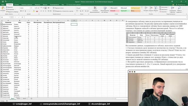 Разбор 14 задания | ОГЭ по информатике 2022 смотреть онлайн