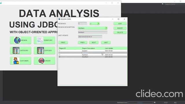 DATA ANALYSIS USING JDBC AND SQLITE WITH OBJECT-ORIENTED APPROACH AND APACHE NETBEANS IDE смотреть онлайн