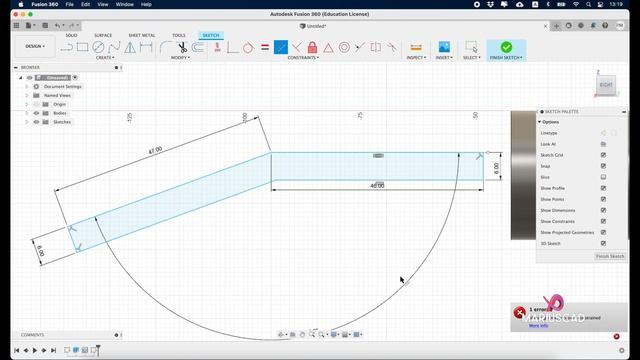 Fusion 360 | Tutorial for Beginners | Exercise 6 смотреть онлайн