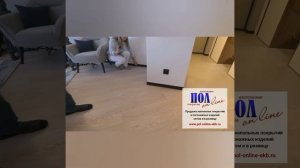 Монтаж алюминиевого плинтуса.