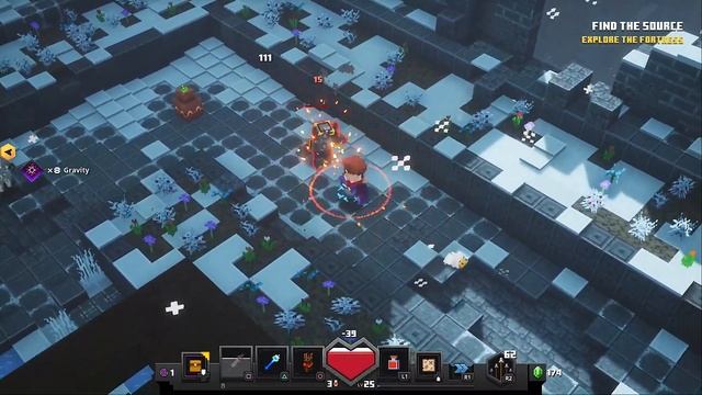 Minecraft Dungeons - Gameplay Walkthrough Part 11 - Lone Fortress (PS4) смотреть онлайн