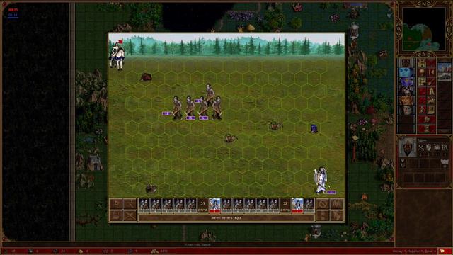 Heroes III.Герои 3 2SM - 160% Замок против Темницы. (игра №2)