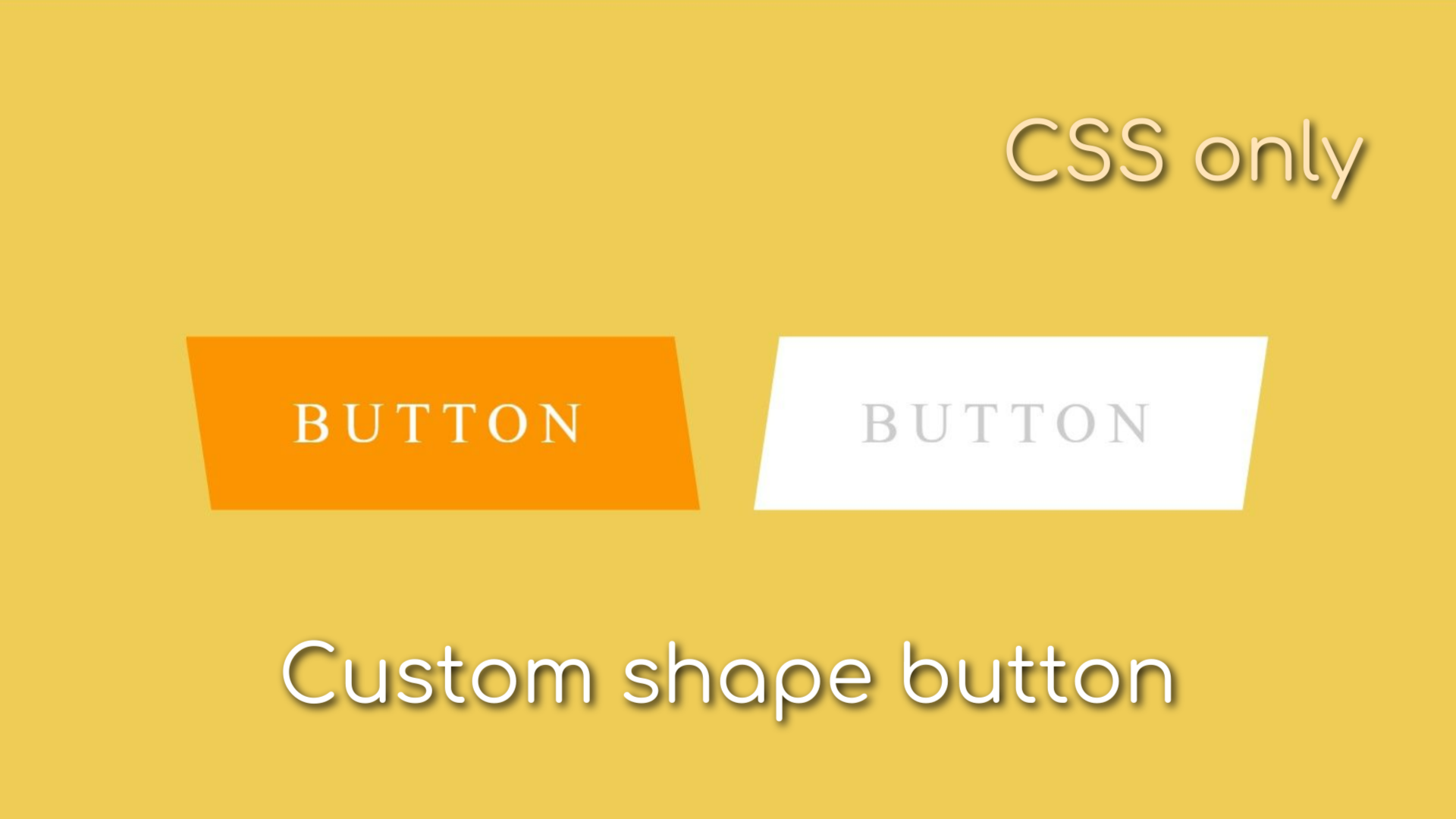 Скошенная кнопка с анимацией при наведении | Сustom shape button tutorial | html css смотреть онлайн