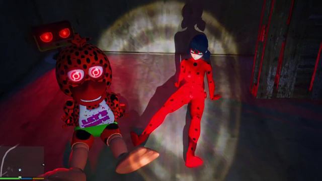 Freddy's daughter was born Ladybug PREGNANT ANIMATRONICS ADVENTURE 5 NIGHTS Freddy GTA 5 FNAF смотреть онлайн