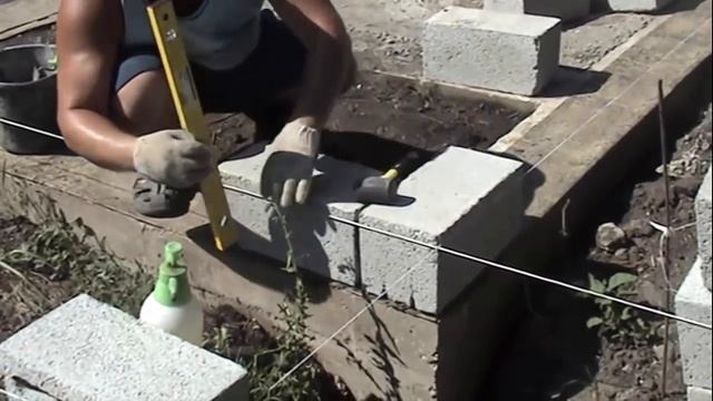 Кладка углов из блоков смотреть онлайн