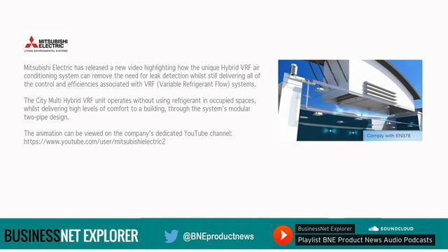 Hybrid VRF Air Conditioning System | Mitsubishi Electric - New Video смотреть онлайн