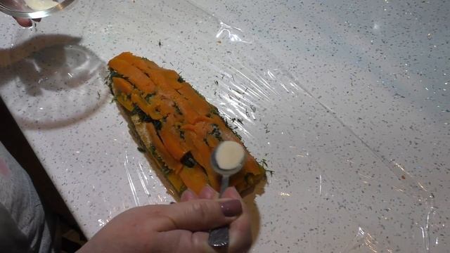Рулет из скумбрии с овощами по царски.Вкуснейшая закуска. смотреть онлайн