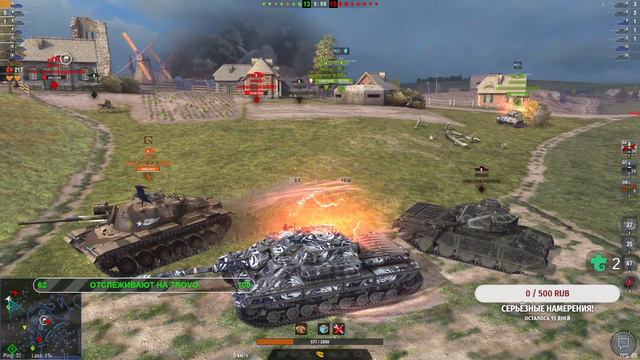 Закатываем в возрождение с подписчиками, дабы сделать максимум побед! WoT Blitz | ZAF смотреть онлайн
