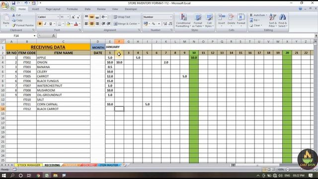 FULLY AUTOMATIC INVENTORY MANAGEMENT EXCEL FORMAT 11 in English смотреть онлайн