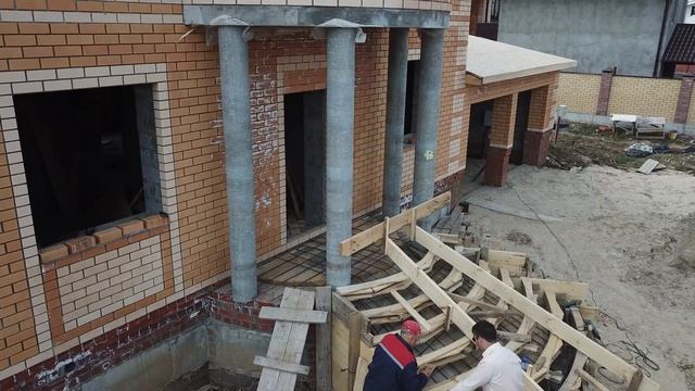 Комарово, монтаж монолитной лестницы. смотреть онлайн