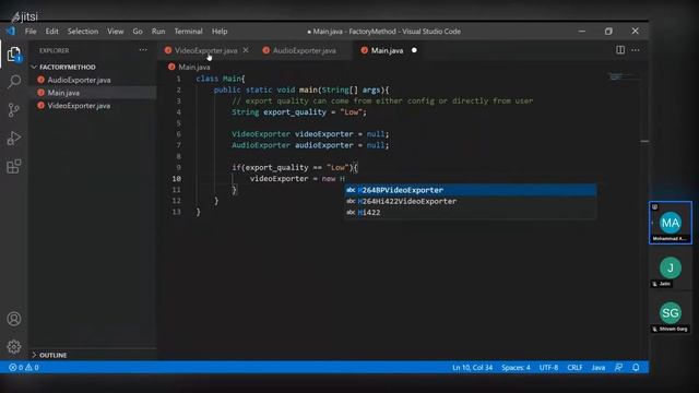 System Design - LLD - Factory Method Pattern смотреть онлайн