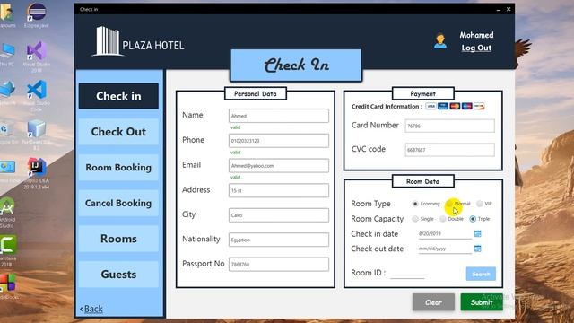 Hotel Reservation System With Source Code | JavaFX смотреть онлайн