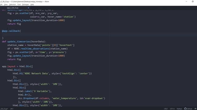 MetPy Mondays #222 - Linking Plots in Dash смотреть онлайн