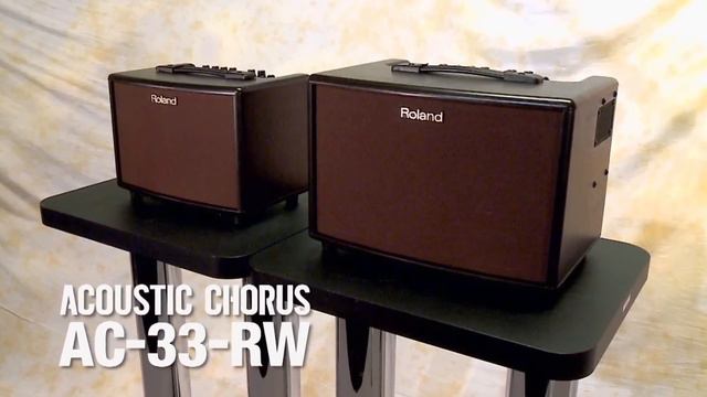 AC-60-RW/AC-33-RW Acoustic Chorus Guitar Amplifier Overview