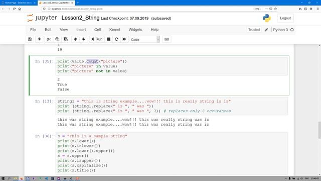 Питонда сатрлар билан ишлаш смотреть онлайн
