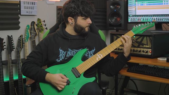 ACDC TUNED DOWN (7 String Guitar Riffs) смотреть онлайн