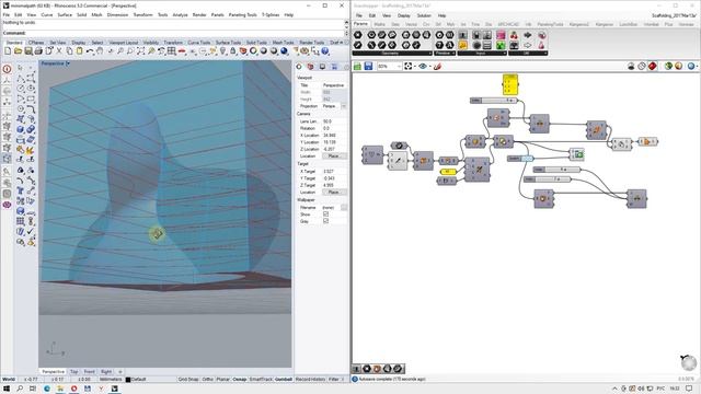 Zaha Hadid GRASSHOPPER Rhino Tutorial смотреть онлайн