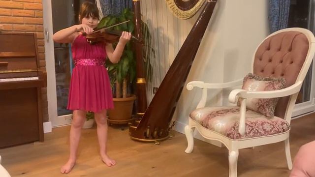 Almira Aktoprak 8 Years Old. Brahms’ Lullaby
