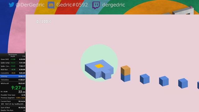 Vectronom Any% in 18:44.78 (IGT, WR) смотреть онлайн