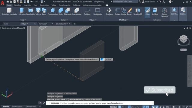 Como hacer una pared 3D en AutoCad | Fácil| смотреть онлайн