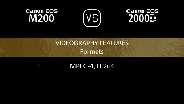 Canon EOS M200 vs. Canon EOS 2000D: A Comparison of Specifications смотреть онлайн