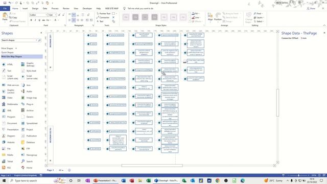 How to create a Website map using Microsoft Visio смотреть онлайн