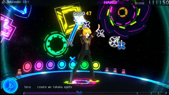 Hatsune Miku: Project DIVA F - Kagamine Len (Receiver) - Weekender Girl (hard) смотреть онлайн