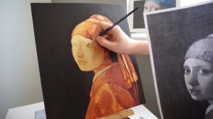 Уроки живописи маслом. Девушка с жемчужной серёжкой.Часть 2. Техника старых мастеров