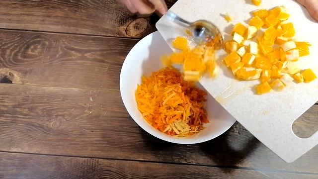 Салат который вы полюбите! ВИТАМИНКА из тыквы \ Простой и очень вкусный рецепт салата смотреть онлайн