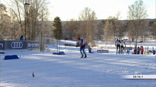 Cross country World Cup 20-21, Falun, 15 classic, mass start, men (Norwegian commentary) смотреть онлайн