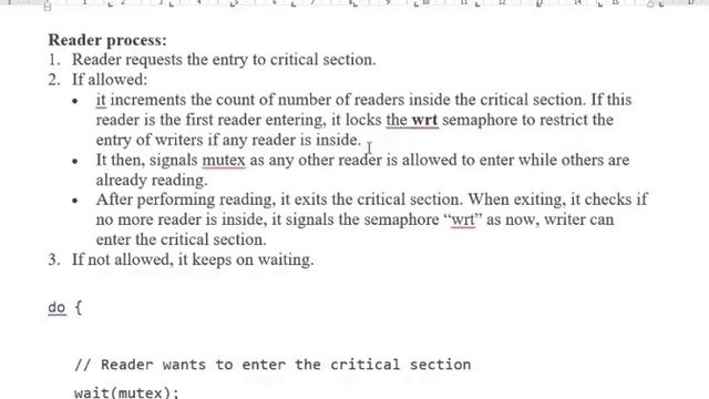 KTU CS332 Network Programming Lab|S6 CS|First Readers Writers problem in C using threads & semaphor смотреть онлайн