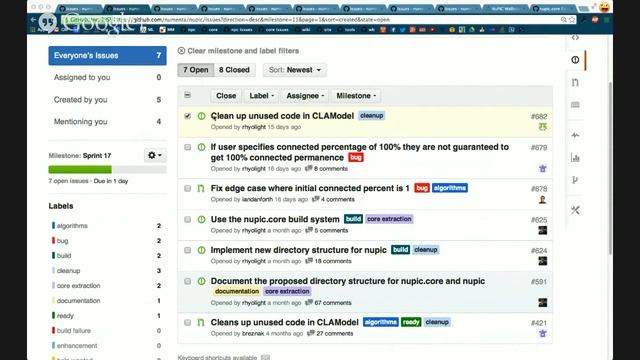 NuPIC Sprint Planning - Mar 14, 2014 смотреть онлайн
