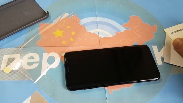 Инструкция поклейки оригинальной плёнки на Samsung Galaxy S8 смотреть онлайн