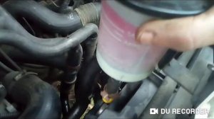 Замена жидкости гидроусилителя руля Ford transit 2002.