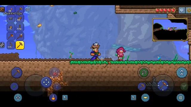 Terraria: Эксперт стрелок с другом призывателем+(два зла порча и багрянец) прохождение с монтажём