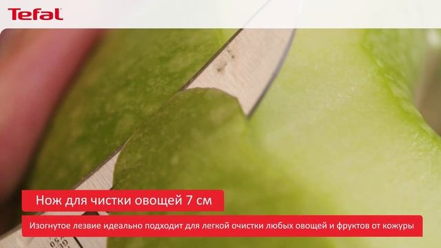 Ножи Ice Force от Tefal – нож для чистки овощей, 7 см смотреть онлайн