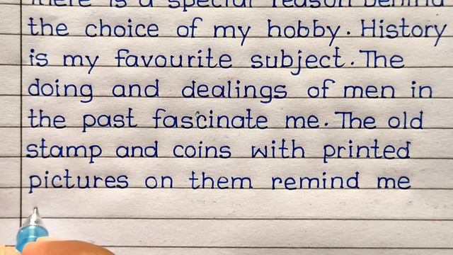 My Hobby Essay In English || Essay On My Hobby In English Writing || Essay Writing || смотреть онлайн