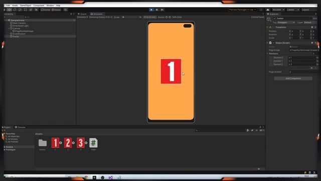 Unity Swipe Controls - Easy Tutorial смотреть онлайн
