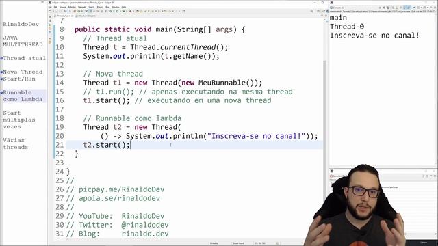 Apenda a criar MÚLTIPLAS THREADs em JAVA! смотреть онлайн