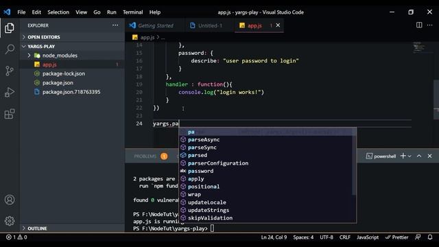 Yargs in Node | How to use yargs npm package | Teach Like a Friend смотреть онлайн