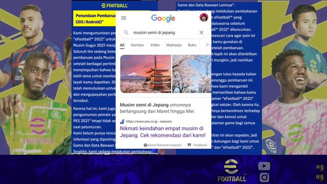 JADWAL UPDATE E-FOOTBALL 2022 MOBILE || RESMI DARI KONAMI || E-FOOTBALL 2022 смотреть онлайн