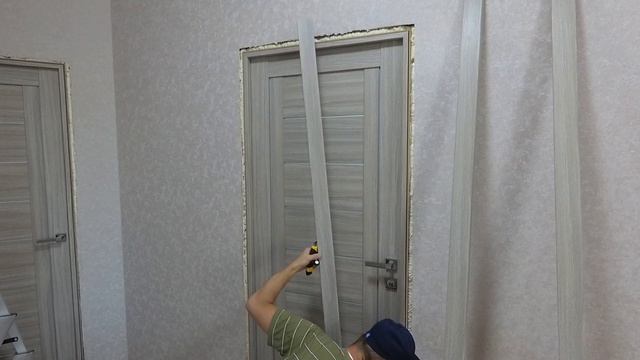 Установка наличников межкомнатных дверей как правильно установить наличник простой способ установк смотреть онлайн