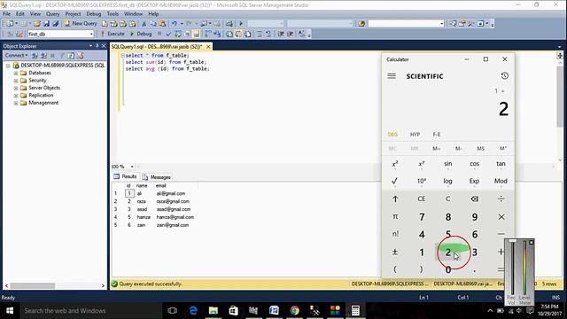 aggregate functions((Sum(),Avg(),Count(),Count(*),Min(),Max()) in sql server | urdu hindi | dbms |1 смотреть онлайн