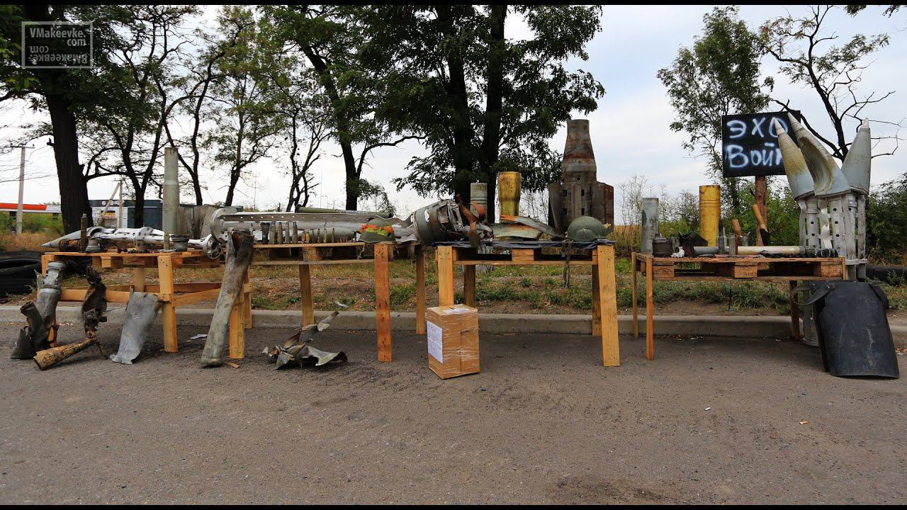 «Эхо войны» - небольшая выставка в Макеевке на блокпосту. Новости Макеевки смотреть онлайн