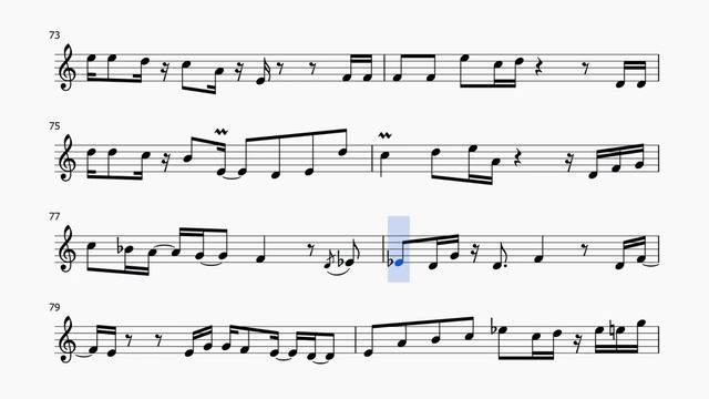 Blue Bossa by Kenny Dorham. Syntheticsax Version for alto sax смотреть онлайн